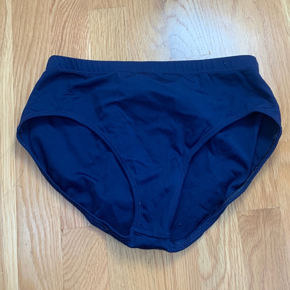 Royal blue Capezio briefs for dance or cheer